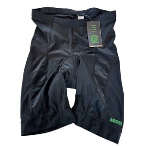 NWT Canari Mens XL Pro Gel Cycling Padded Shorts Tights Black